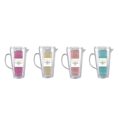  Summer Jug & 4 Tumbler Set (Assorted)_1