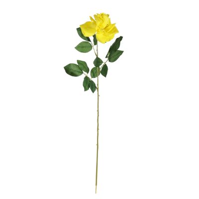Premium Rose Large Yellow 71Cm