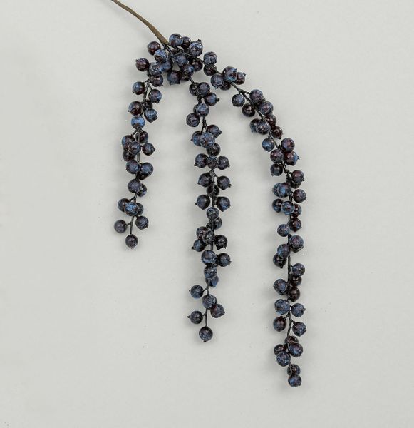 94cm Hanging Berry Spray Blue