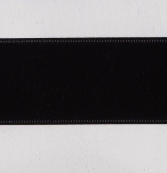 Jet Black Velvet Ribbon (63mm x 9.1m)