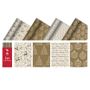 Wrap XMAS 4m Gold & Cream Contemporary