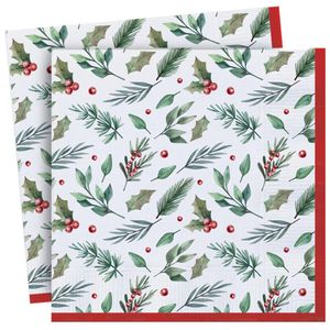 PARTY XMAS 20 Paper Napkins Traditional