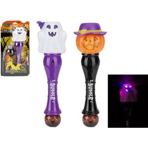 Halloween Musical Bubble Wand  2 Asst Pet Clamshell Box      
