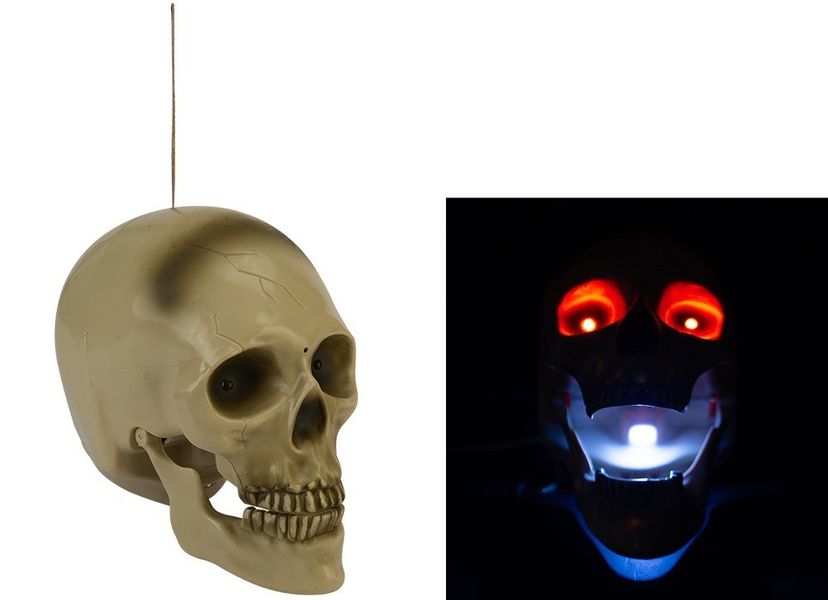 Animated Talking Skull         Light Up Eyes Try Me          