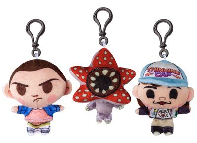 Pack of 3 - 4inch Stranger Things BackPack Clip