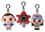 Pack of 3 - 4inch Stranger Things BackPack Clip