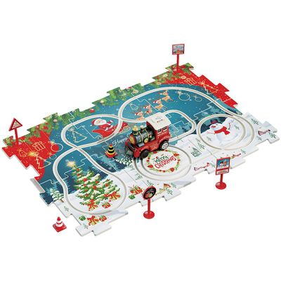 Xmas Puzzple Track Train