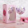 Dragonflies & Daisies Gin Glass 