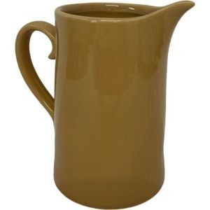 Mustard Stoneware Jug 16*10*15.5cm