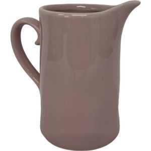 Dusky Pink Stoneware Jug 16*10*15.5cm