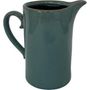 Teal Stoneware Jug 16*10*15.5cm