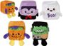7Cm Halloween Squishy Cube     Plush 4 Asst                  
