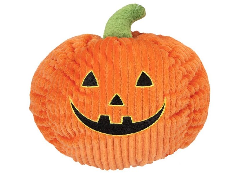 15Cm Pumpkin With Face And     Stiched Detail Plush          