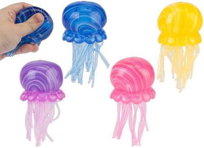 4ASST 10x6CM MARBLE JELLYFISH W/MALTOSE IN COL BOX 12PC CDU