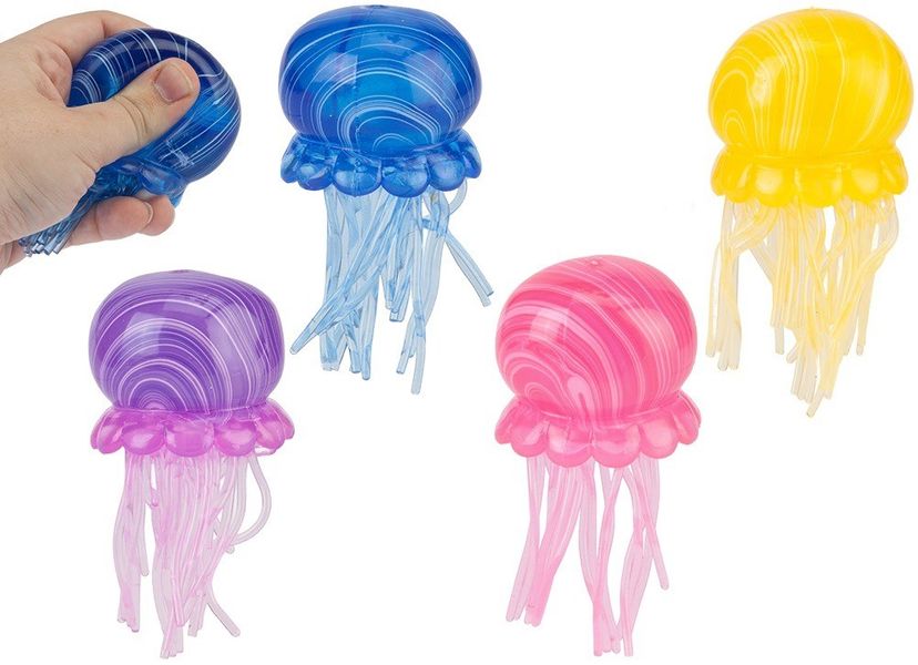 4ASST 10x6CM MARBLE JELLYFISH W/MALTOSE IN COL BOX 12PC CDU