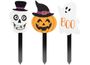 Halloween Stake Sign Asst2     3 Assorted With Label         