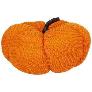 Large Fabric Pumpkin Dec 23Cm  With Hang Tag                 