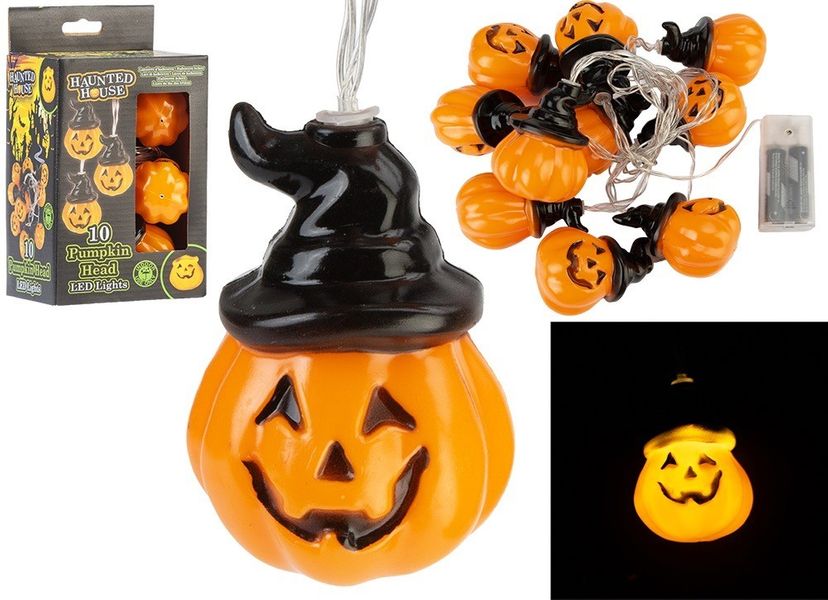 B/Op Pumpkin Head Lights In    Open Window Box               