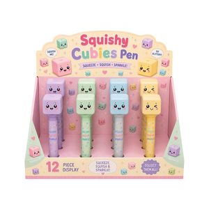 Paper Jam Maltose Pastel Squishy Cube Topped Pen 12Dbox
