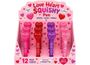 Love Heart Maltose Pastel Squishy Cube Topped Pen 12Dbox