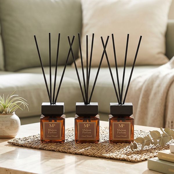 50Ml Diffuser Oud Wood Set 3