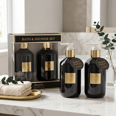 Aventi Body Wash & Lotion Set