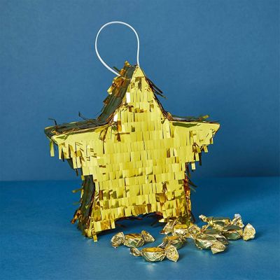Gold Star Pinata 
