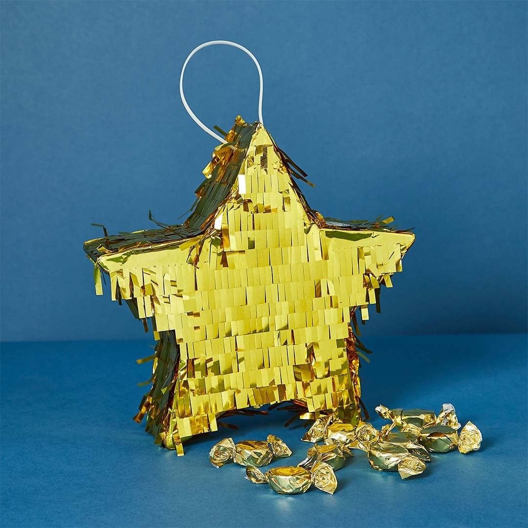 Gold Star Pinata 
