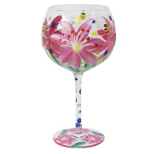 Lillies Gin Glass 