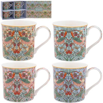 Strawberry Thief Mugs Set 