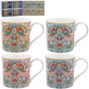 Strawberry Thief Mugs Set 