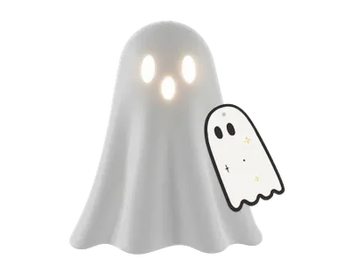 Halloween LED Ghost 11cm
