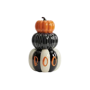 Halloween Stacked Slogan Pumpkins