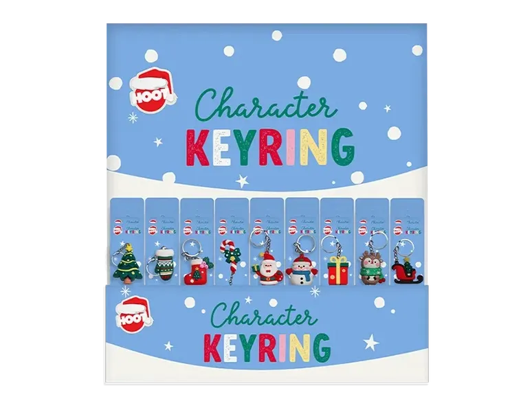 Christmas Character Keyring CDU