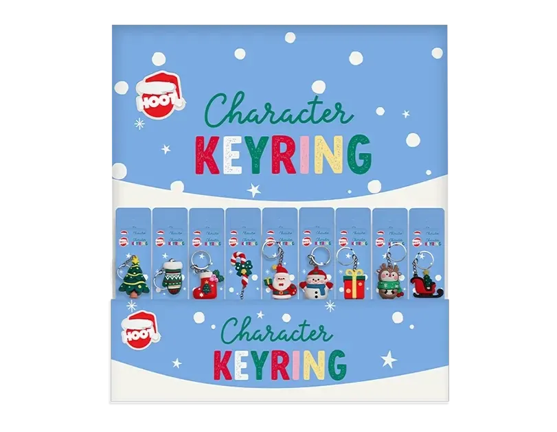 Christmas Character Keyring CDU