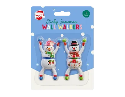 Christmas Snowman Wall Walkers 2pk