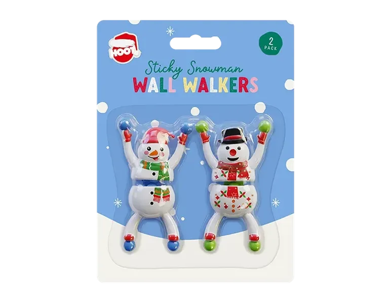 Christmas Snowman Wall Walkers 2pk