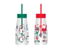 Kids Plastic Milk Jar & Straw