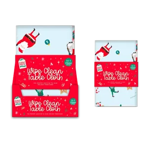 Christmas Kids Printed Wipe Clean Tablecloth 132 x 178cm CDU