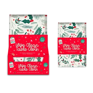 Christmas Printed Wipe Clean Tablecloth 132 x 178cm CDU