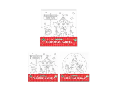 Christmas Colour In Your Own Canvas CDU
