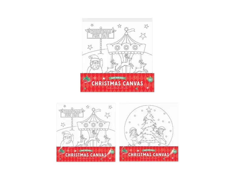 Christmas Colour In Your Own Canvas CDU