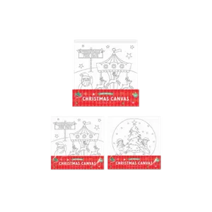 Christmas Colour In Your Own Canvas CDU