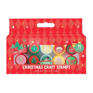 Christmas Craft Stamps 10pk