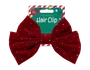 Christmas Bow Hair Clip