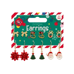 Christmas Earrings 6pk