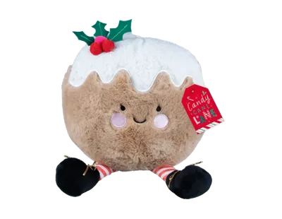 Christmas Pudding Plush Door Stop