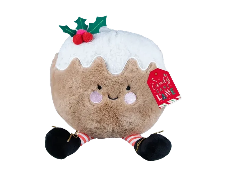 Christmas Pudding Plush Door Stop