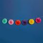 Bright Coloured Paper Fan Garland (2m)