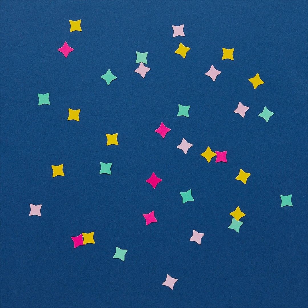Bright Coloured Star Table Scatter (10g)